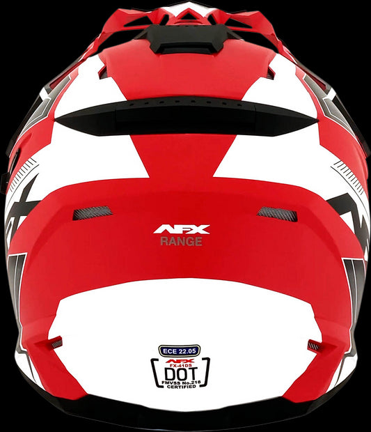 CASCO AFX   FX41 RANGE ROJO