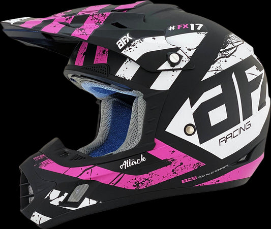 CASCO AFX   FX17Y ATTACK FUCSIA PARA NIÑOS