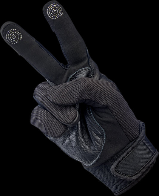 GUANTES BILTWELL BAJA    NEGRO