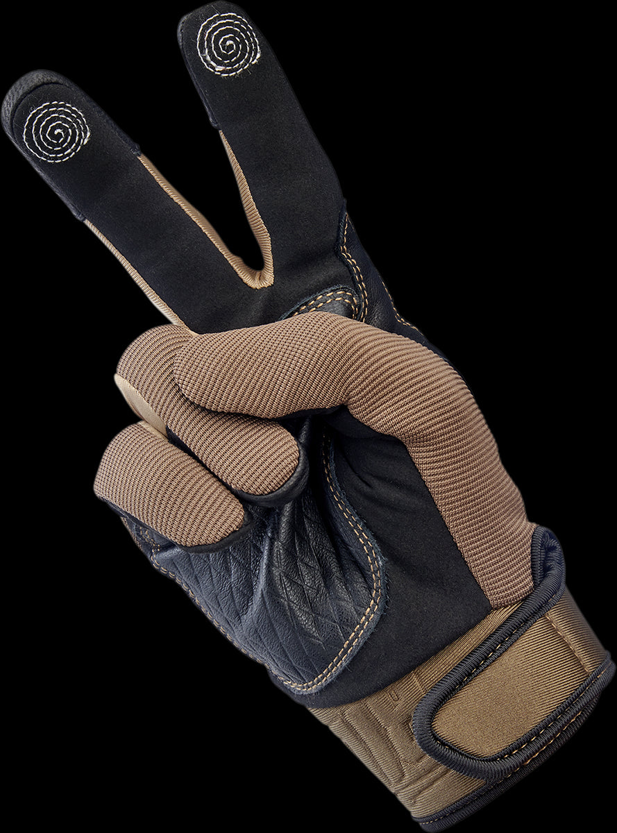 GUANTES BILTWELL BAJA CHOCOLATE NEGRO