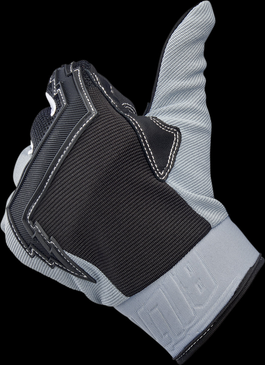 GUANTES BILTWELL BAJA GRIS NEGRO