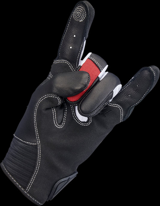 GUANTES BILTWELL BRIDGEPORT     ROJO NEGRO