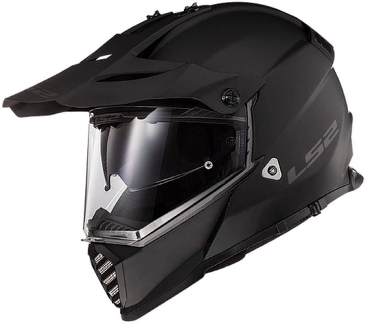 CASCO LS2 BLAZE Blaze adventurer negro brillante NEGRO BRILLANTE