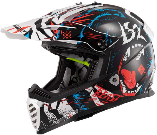 CASCO LS2 GATE YOUTH BEAST NEGRO