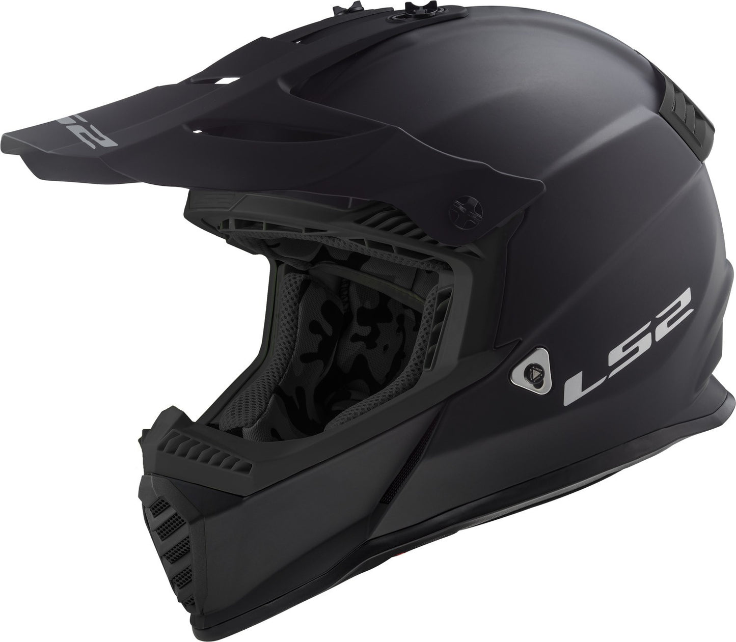 CASCO LS2 GATE YOUTH  NEGRO MATE SOLIDO