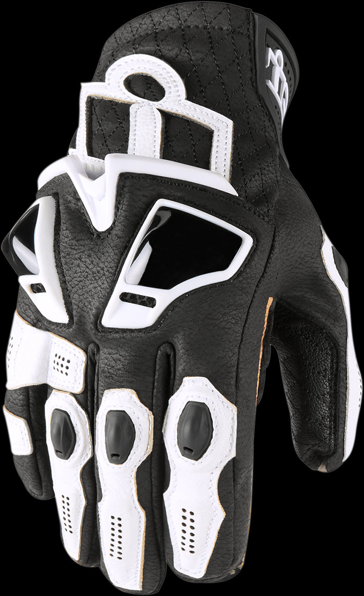 GUANTES ICON HYPERSPORT CORTO BLANCO