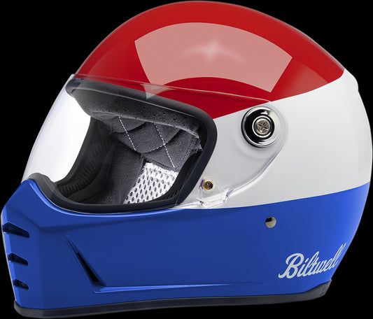 CASCO BILTWELL LANE SPLITTER ROJO BLANCO AZUL