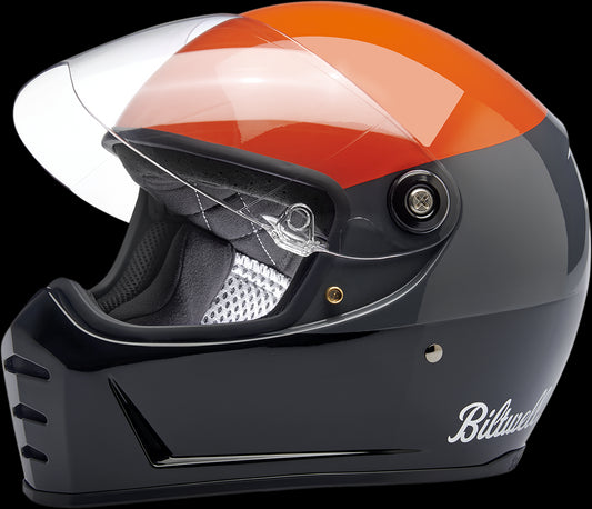 CASCO BILTWELL LANE SPLITTER NEGRO NARANJA