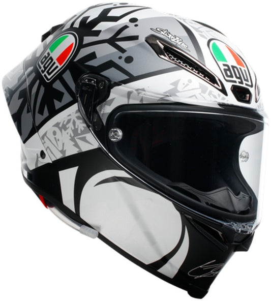 CASCO AGV PISTA GP R LIMITED EDITION MIR WINTER TEST CLARO