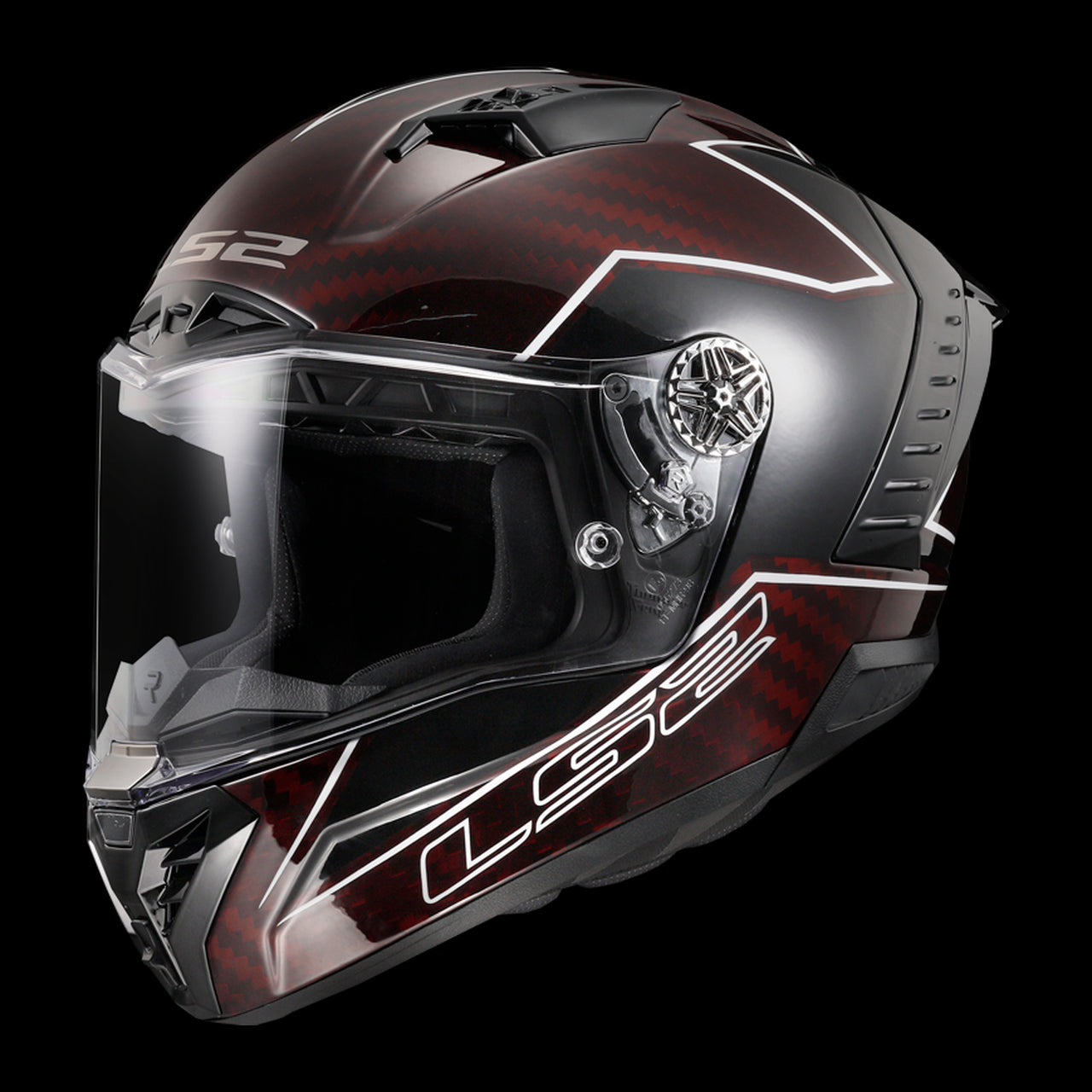 CASCO INTEGRAL LS2  THUNDER C LIGHTNING    NEGRO GRIS