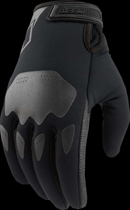 GUANTES ICON  HOOLIGAN INSULATED NEGRO