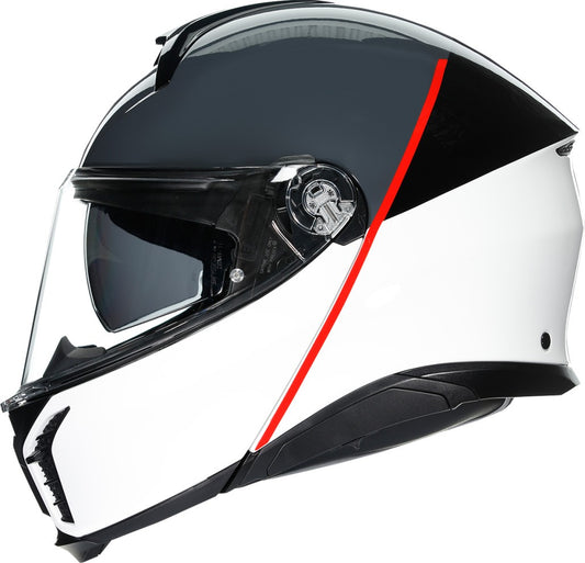 CASCO AGV  TOURMODULAR BALANCE ROJO GRIS