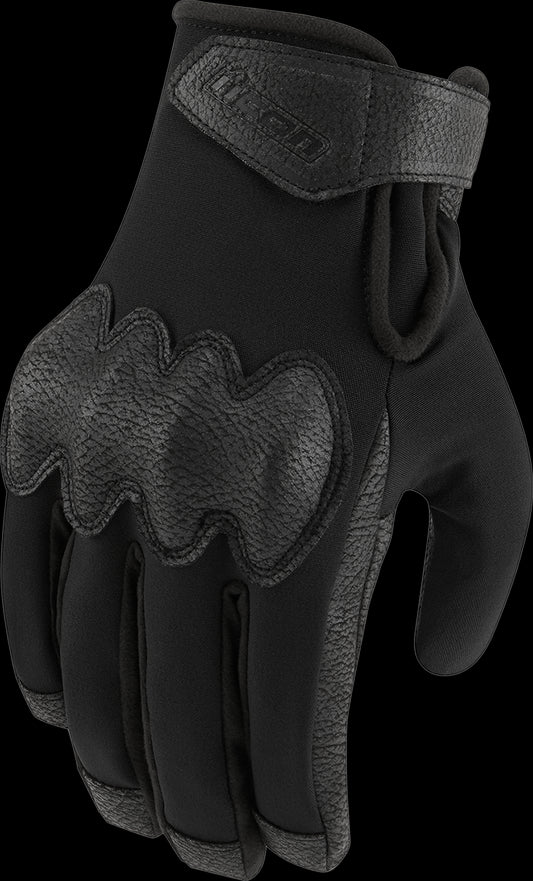 GUANTES ICON PDX 3   CE  NEGRO