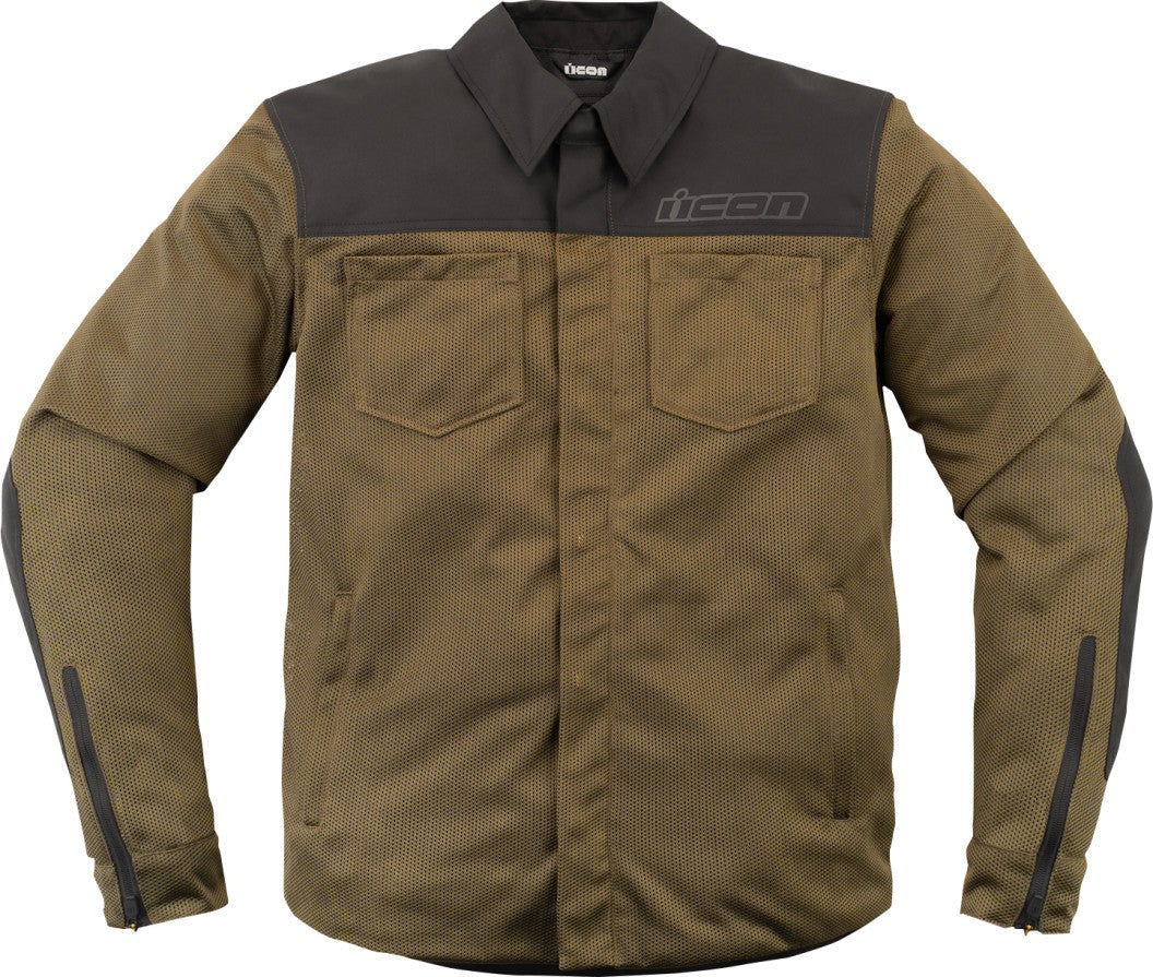 CHAQUETA ICON UPSTATE MESH CE MARRON VERDE