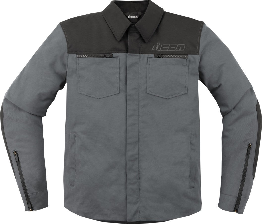 CHAQUETA ICON UPSTATE CANVAS CE GRIS