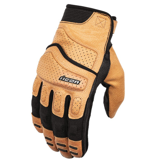 GUANTES DE DAMA ICON SUPER DUTY 3 CE TAN MARRON