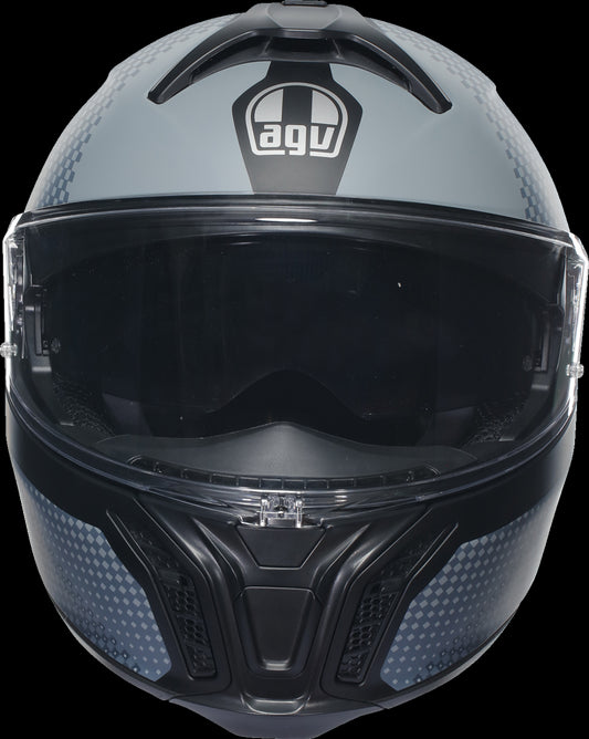 CASCO AGV TOURMODULAR TEXTOUR GRIS NEGRO MATE