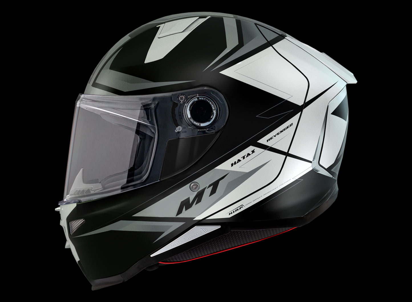 CASCO MT REVENGE 2 HATAX B2 NEGRO GRIS