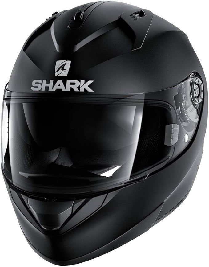 CASCO SHARK RIDILL  NEGRO MATE