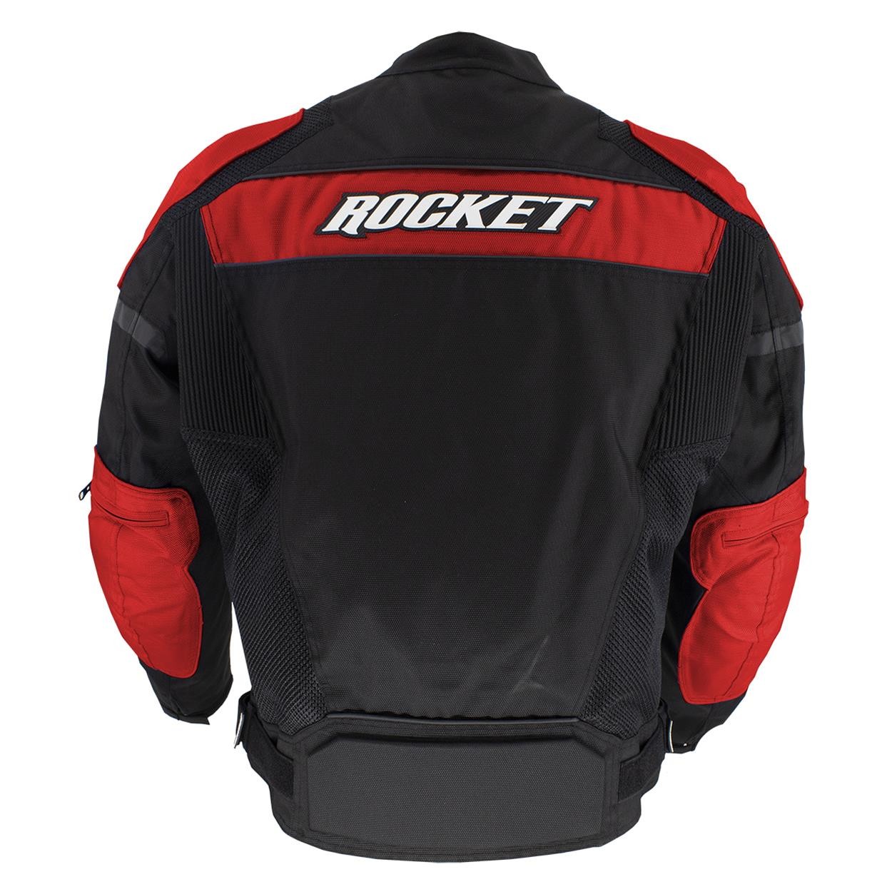 CHAQUETA JOE ROCKET DAYRIDE  NEGRO ROJO