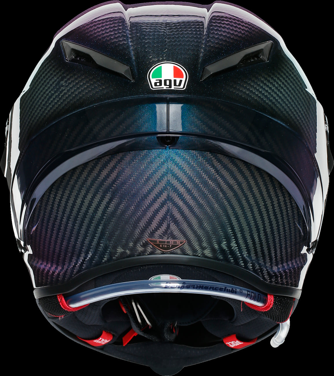 CASCO AGV PISTA GP R IRIDIUM CARBON MONO AZUL