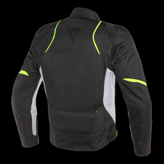 CHAQUETA DAINESE AIR MASTER  NEGRO GRIS AMARILLO FLUORESCENTE