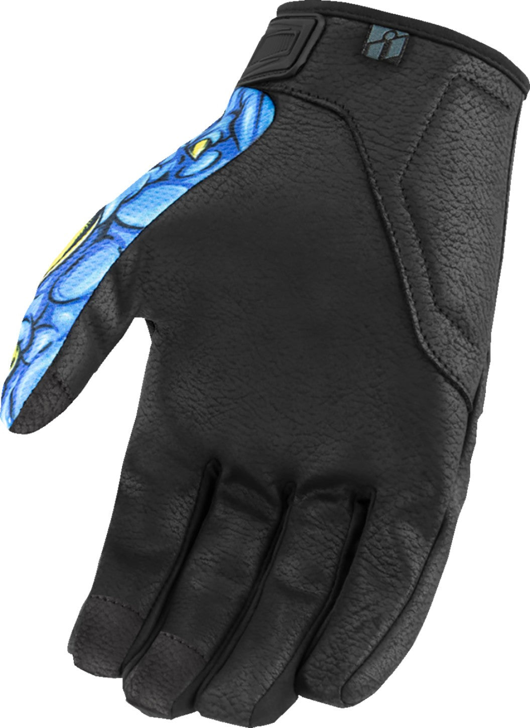 GUANTES ICON HOOLIGAN KRYOLA KREEP AZUL