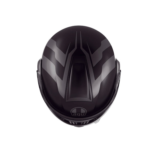 CASCO AGV STREETMODULAR RESIA NEGRO GRIS