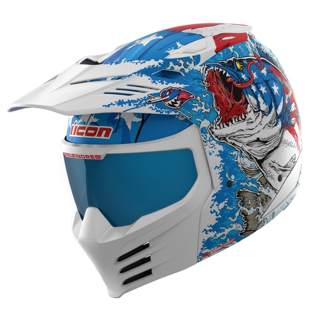 CASCO ICON ELSINORE AMERICAN BASSTARD AZUL