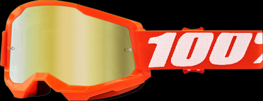 GOGGLES 100% STRATA 2  DORADO NARANJA