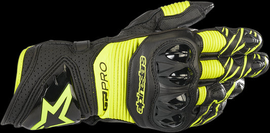 GUANTES ALPINESTARS GP PRO R3 NEGRO/AMARILLO