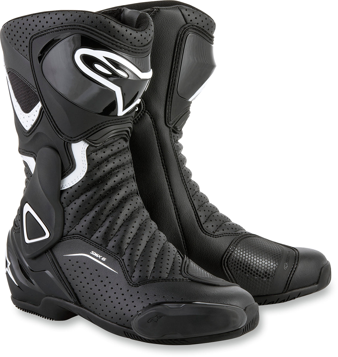 BOTAS DE DAMA ALPINESTARS SMX-6 V2 VENTILADAS NEGRO/BLANCO