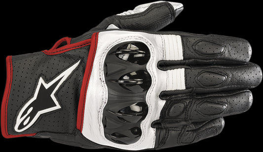 GUANTES ALPINESTARS CELER V2 NEGRO/BLANCO/ROJO