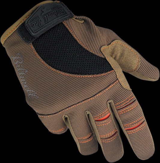 GUANTES BILTWELL MOTO MARRON/NARANJA