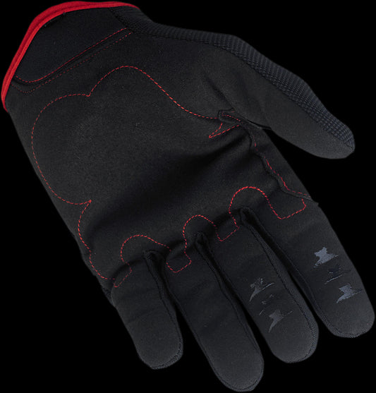 GUANTES BILTWELL MOTO NEGRO/ROJO