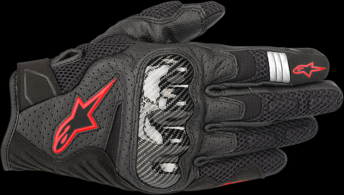 GUANTES ALPINESTARS SMX-1 AIR V2 NEGRO/ROJO