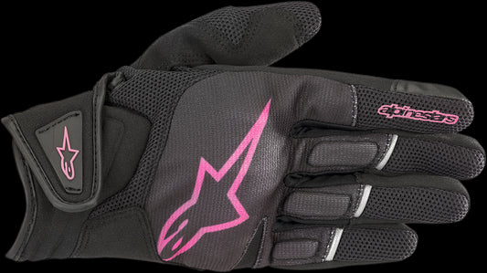 GUANTES DE DAMA ALPINESTARS ATOM NEGRO/ROSA