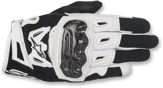 GUANTES DE DAMA ALPINESTARS SMX-2 AC NEGRO/BLANCO