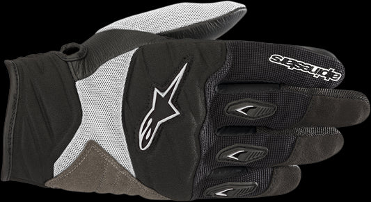 GUANTES DE DAMA ALPINESTARS SHORE NEGRO/BLANCO