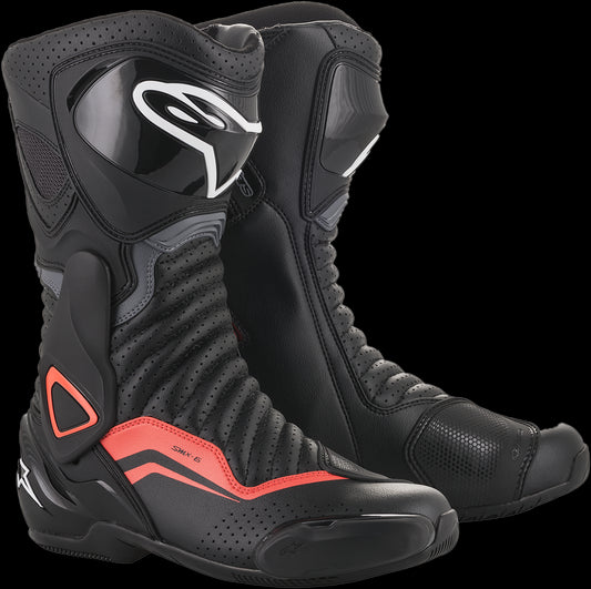 BOTAS ALPINESTARS SMX-6 V2 VENTILADAS NEGRO/GRIS/ROJO