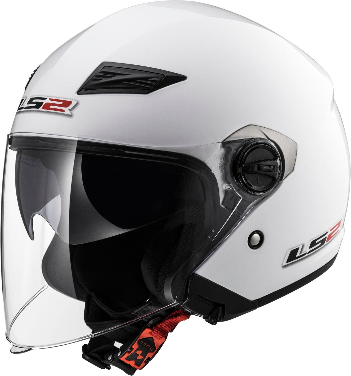 CASCO LS2 TRACK 569 SOLIDO BLANCO PERLA