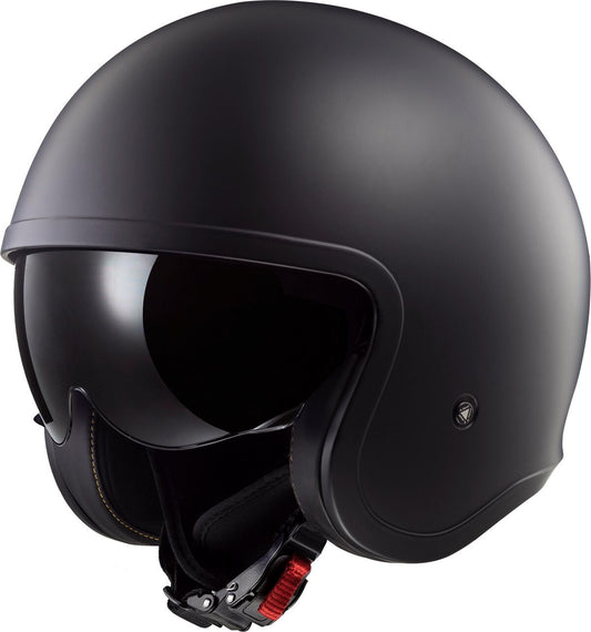 CASCO LS2 SPITFIRE SOLIDO NEGRO MATE