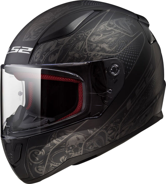 CASCO LS2 RAPID CRYPT NEGRO MATE