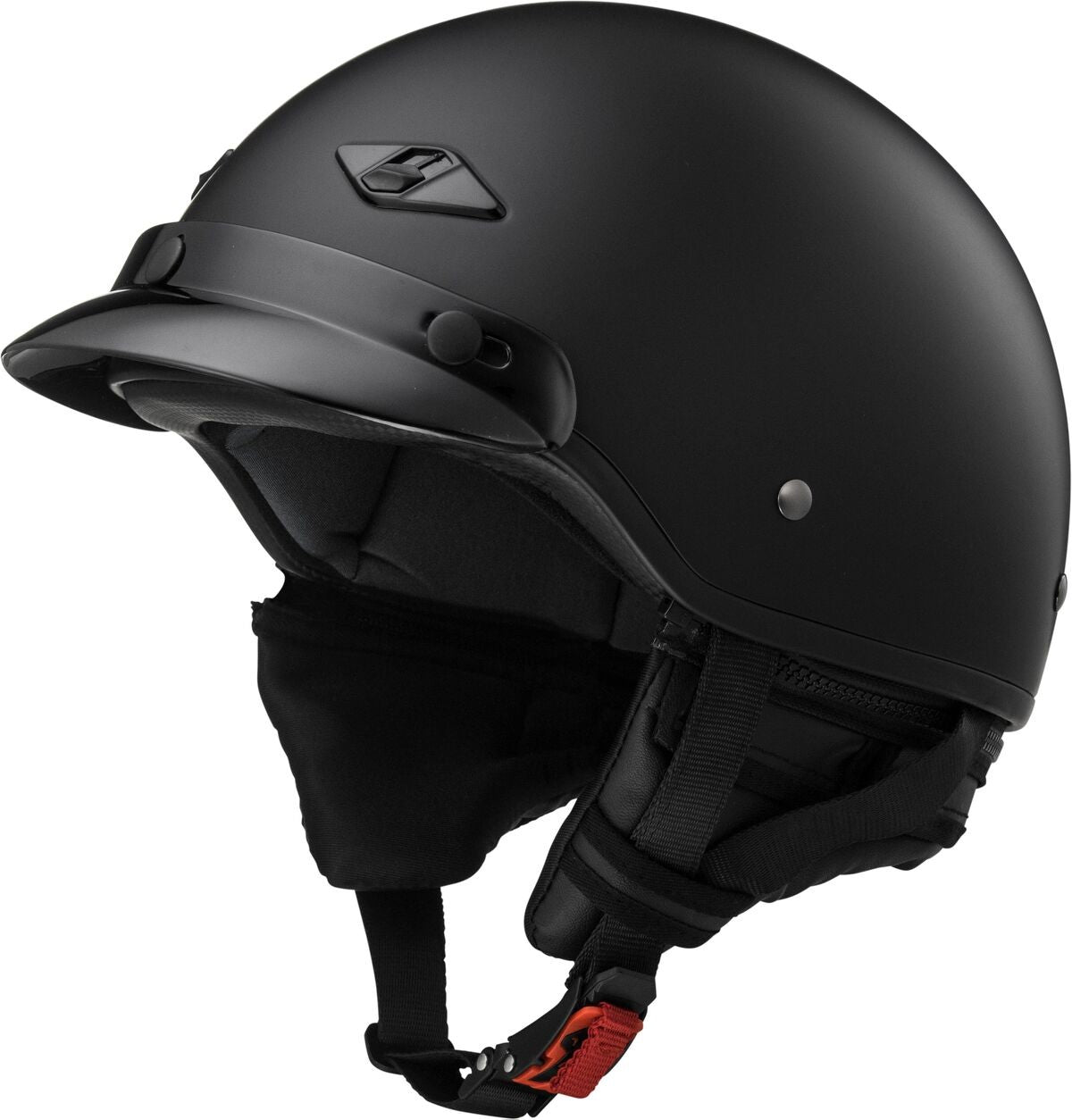 CASCO LS2 BAGGER 568 SOLIDO HALF NEGRO MATE