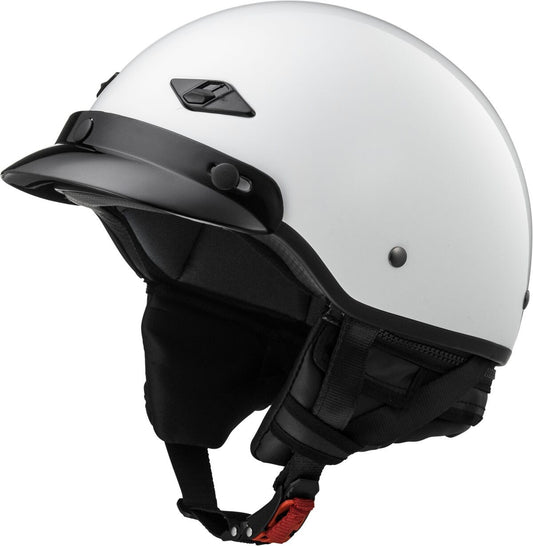 CASCO LS2 BAGGER 568 SOLIDO HALF BLANCO PERLA