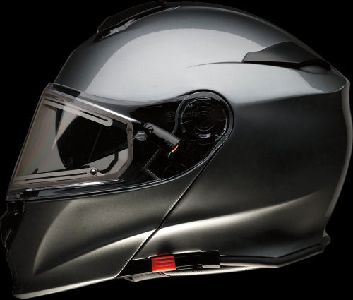 CASCO Z1R SOLRIS ELEC PLATA OSCURO