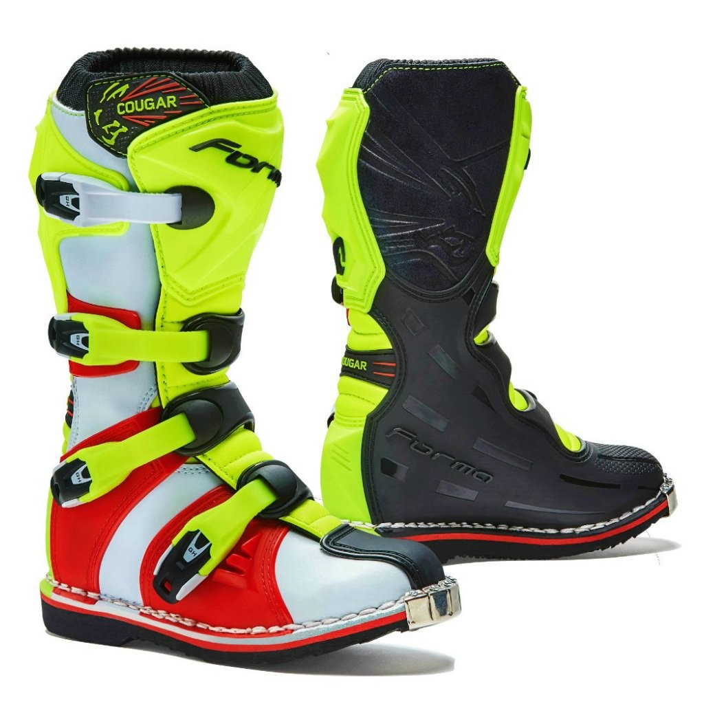 BOTAS FORMA COUGAR NEON/ROJO