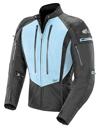 CHAQUETA PARA DAMA JOE ROCKET ATOMIC 5.0 AZUL/NEGRO