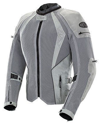 CHAQUETA PARA DAMA JOE ROCKET CLEO ELITE MESH PLATA