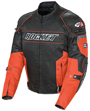 CHAQUETA JOE ROCKET RESISTOR MESH NARANJA/NEGRO